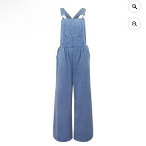 Women's Blue Denim Overalls